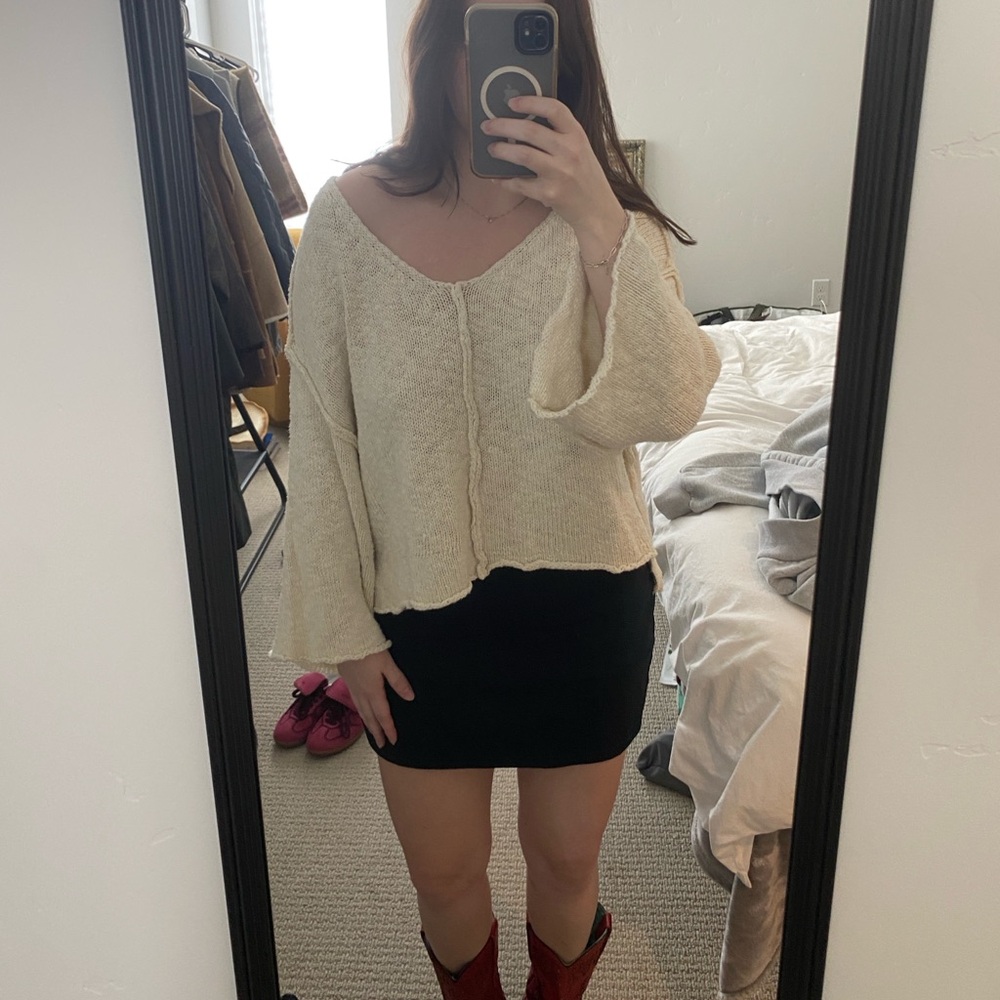 Relaxed Knit Oversized Sweater
